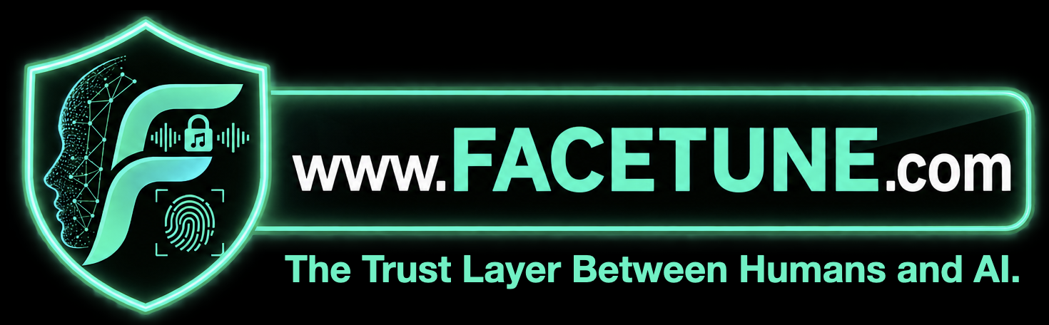 FACETUNE.COM — Human verification infrastructure for the Trust Economy